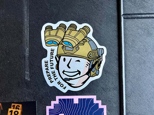 Night Person Sticker